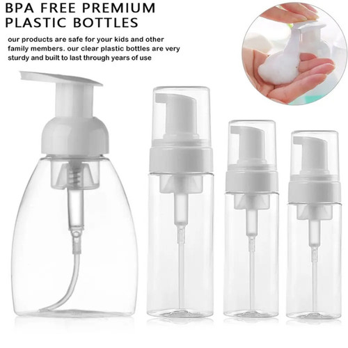 Clear foaming soap dispenser - clear,