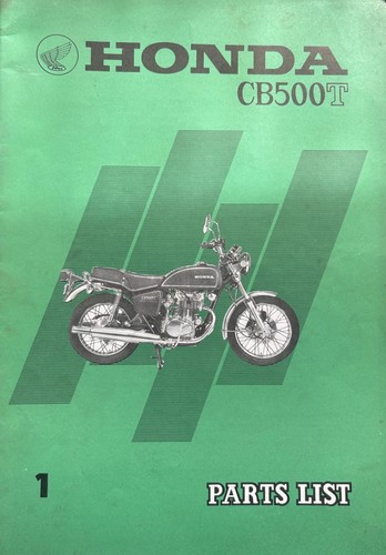 Honda cb500t genuine - cb500t,