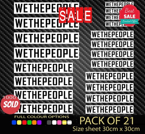 Wethepeople vinyl decal - wethepeople,