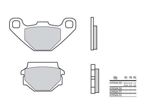 For kawasaki gpz500 front - for,
