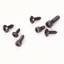 Screw set fairing black For