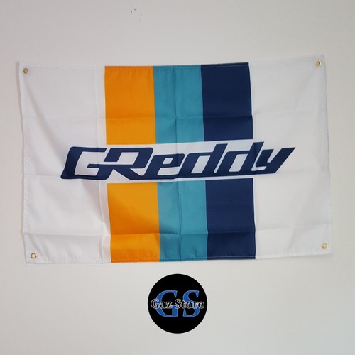 Greddy style flag banner - style,