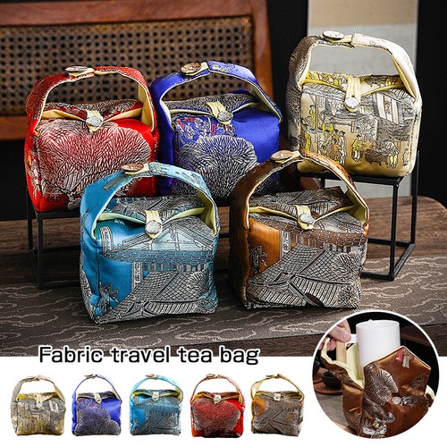 Portable satin teaware - teaware, storage