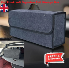 Grey Car Boot Organiser Felt