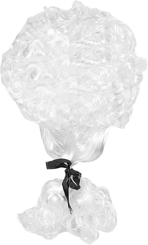 Piece white wig classic - piece, wig,