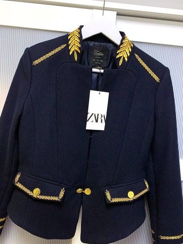 A543 zara rare blazer navy - zara,