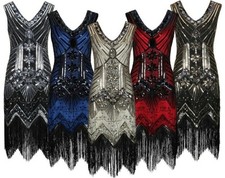 V-neck 1920's Dress Great
