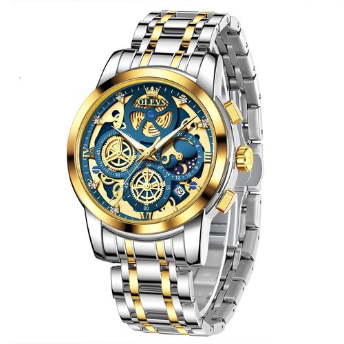 Luxury men skeleton quartz - luxury,
