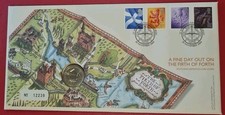 GB 2004 Royal Mail / Mint. 2004 Ltd Ed £1 Pound  Firth of Forth Bridge PNC Cover