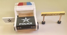 Little Town Wooden Police Car