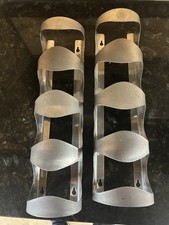 IKEA VURM Stainless Steel Wall Wine Racks Lot of 2 Each Holds 4 Bottles