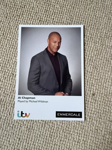 Emmerdale cast card chapman - emmerdale,