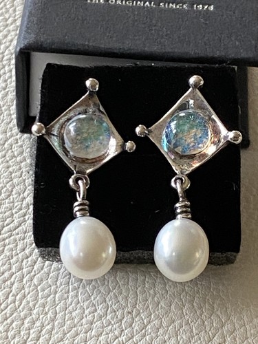 Trollbeads dichroic earrings - dichroic,