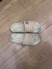 chanel sliders slippers shoes
