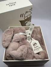 Jellycat - Bashful Luxe Bunny Rosa Soother pink comforter - Brand New In Box