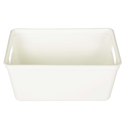 White plastic large - white,