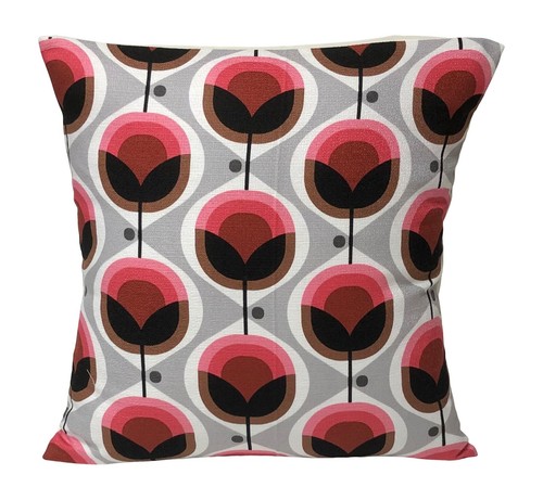 Retro geo flowers - 16”, 60s