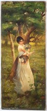 Stunning Antique Victorian Oil