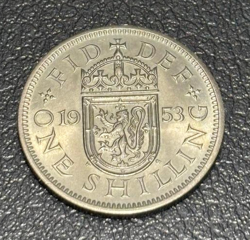 1953 scottish shilling - shilling, in