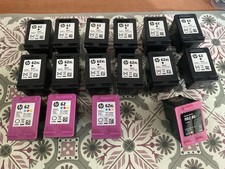 HP Instant Ink 62 XL + 62 empty Cartridges  Black + Tri-Color 15 Cartridges