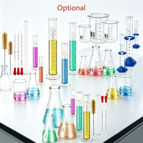 Lab glassware set - set,, 9/11/12pcs