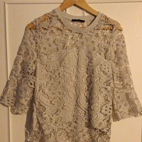 Zara women beige floral - zara, women’s