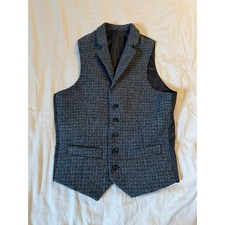 Harris Tweed Grey Waistcoat