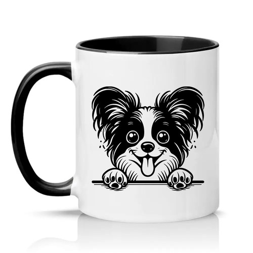 Peeking papillon dog unisex - papillon,