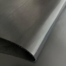 Black Smooth Full Grain 1.0mm Thick Cowhide Leather Pieces Sheets Multiple Sizes