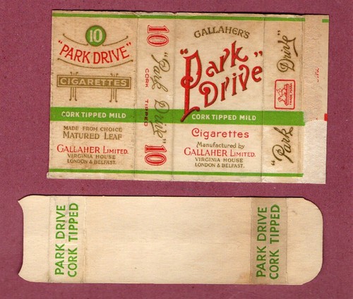 Old empty cigarette packet - empty,