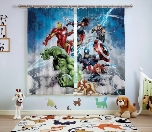 Marvel window curtains