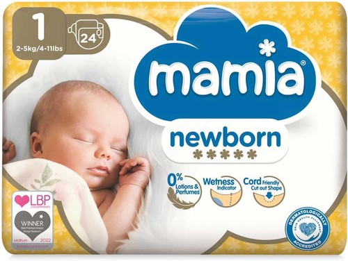 Mamia newborn nappies size - bb,