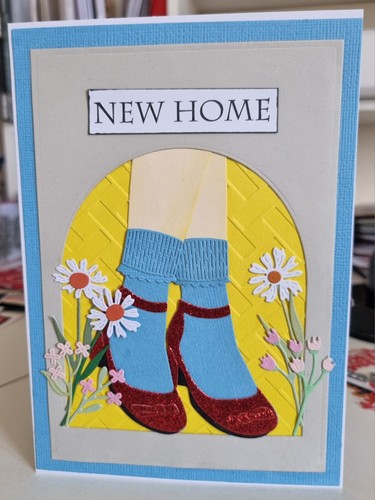 Handmade new home card - new,