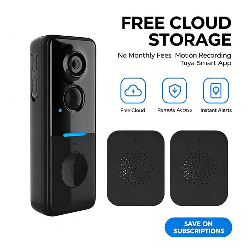 Wireless video doorbell camera - video,