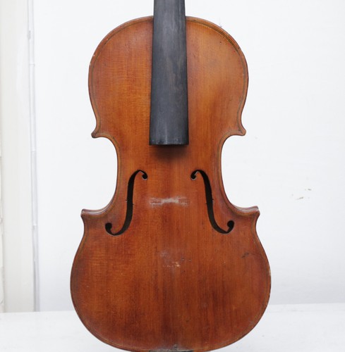 Old scottish violin - old,