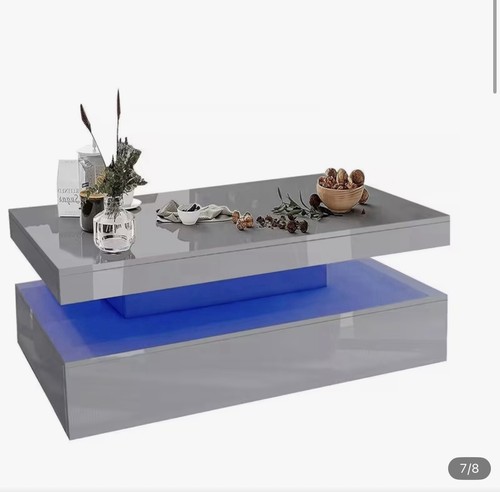 Modern high gloss led - gloss, coffee