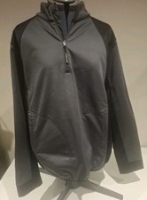 IJP Design WIND BLOCKER Lightweight Jacket Size XL  black And Grey 26 Pit To Pit