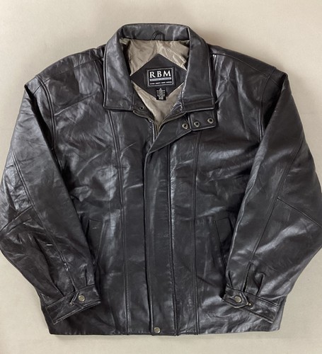 Vintage leather bomber - vintage, jacket