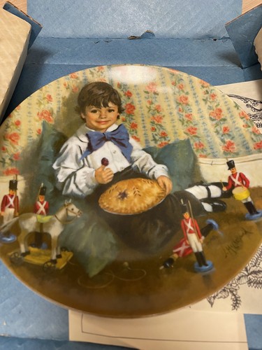 Nursery rhyme collector plates - rhyme,