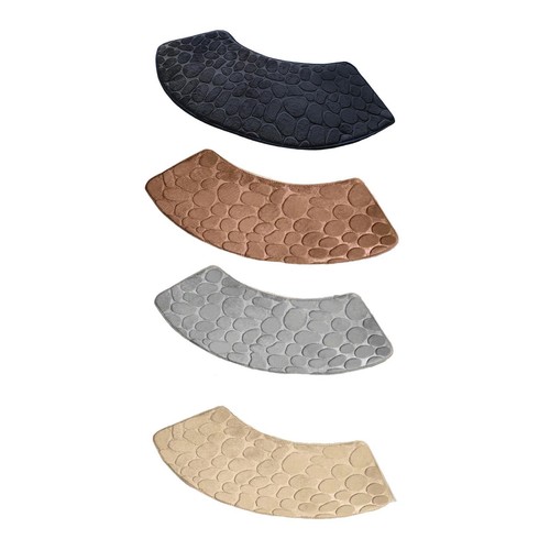 Curved shower mat - shower, non