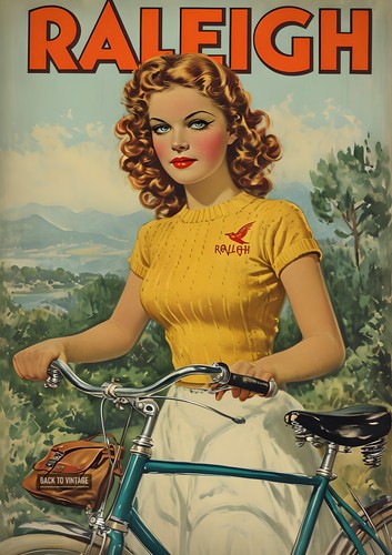 Raleigh bicycles retro classic - bicycles,