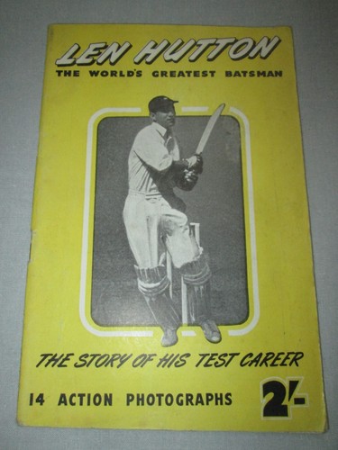 Len hutton the story his - hutton, of