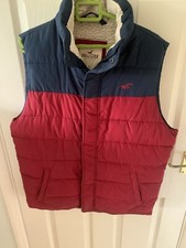 Hollister Fur Lined Gilet Blue