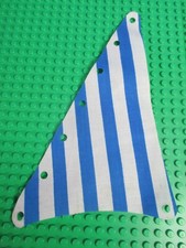 vintage LEGO PIRATE SHIP SAIL part STRIPED BLUE STRIPES 6274 set