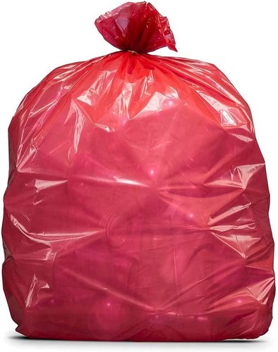 Red rubbish bin - rubbish,