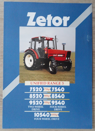 Zetor unified tractors range - unified,