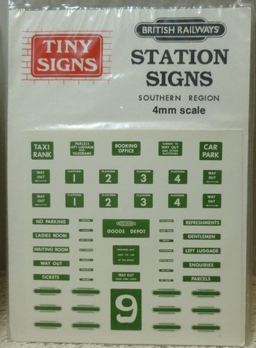 Tiny signs station - signs,