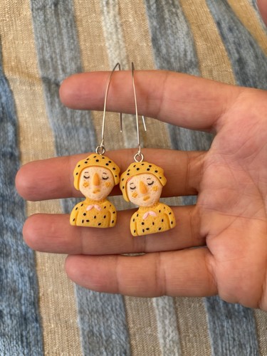 Unusual dangle drop earrings - dangle,