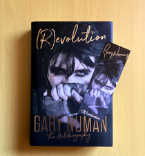 GARY NUMAN RARE HAND SIGNED