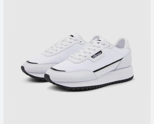 Ellesse white laro sneakers - ellesse,